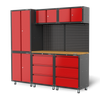 Kinbox Metal Professional 9PCS Garage -Werkzeugschränke für die Workshop -Aufbewahrung