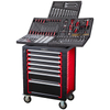 Kinbox 232 PCS EPS-Tablett 7-Drawer-Pro-Trolley Langlebiger, vielseitiger Werkzeugsatz für DIY/Pro-Verwendung