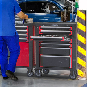 Kinbox 185-teiliger integrierter Werkzeugwagen: All-in-One-Organisation, sofort einsatzbereit