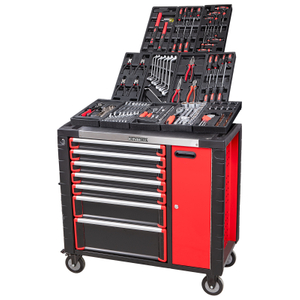 Kinbox 138 -Stück BMC Tray Professionelles Handcart Langable Multifunktional verbessertes Metallpanel unterstützt das Anpassungstool Kit