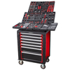 Kinbox 248 -Stück BMC -Tablett Professionelles Handcart Langable Multifunktional Tool Kit unterstützt die Anpassung