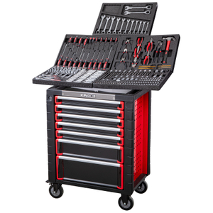 Kinbox 232 -Stück EPS Tray Professionelles Handcart Langable multifunktionales Werkzeugkit, Upgrade Metal Panel, unterstützt die Anpassung