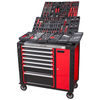 Kinbox 248 BMC Tray Professionelles Handcart Langlebiger Multi -Funktional -Tool -Kit Upgrade Metal Panel unterstützt die Anpassung