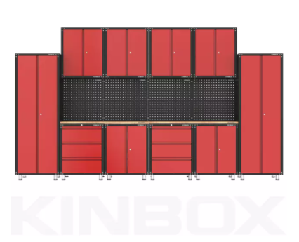 16 St&uuml;ck Metallgarage Lagerung und Werkstattschranksystem