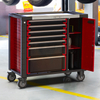 Kinbox 445 -Teile BMC Tray Professionelles vergrößertes Handcart Langable Multifunktional Tool Cart unterstützt die Anpassung