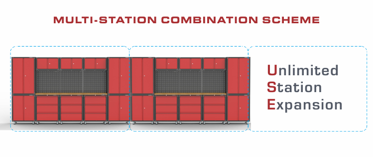 14 St&uuml;ck die beste beliebte Garage Workbench und Lagerung