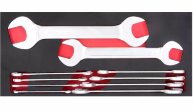 Schraubenschl&uuml;ssel eingestellt